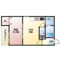 ALEGRIA平野本町Ⅱの物件間取画像